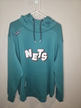 Brooklyn Nets Teal Pullover Hoodie - Legends